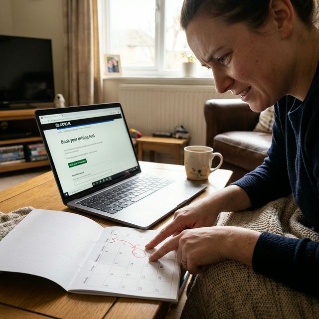 How to change your driving practical test booking