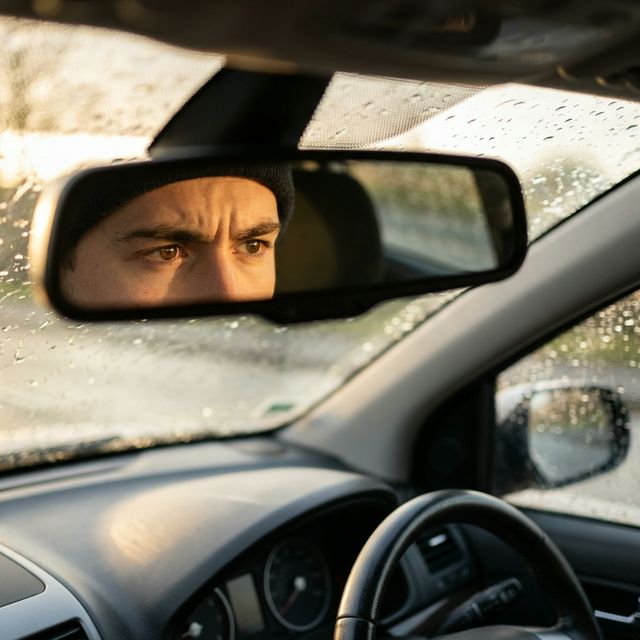 Driver checking mirrors - common test mistake
